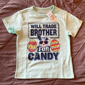 The Children’s Place Boys Easter T-Shirt, Size XS (4) *NWT*